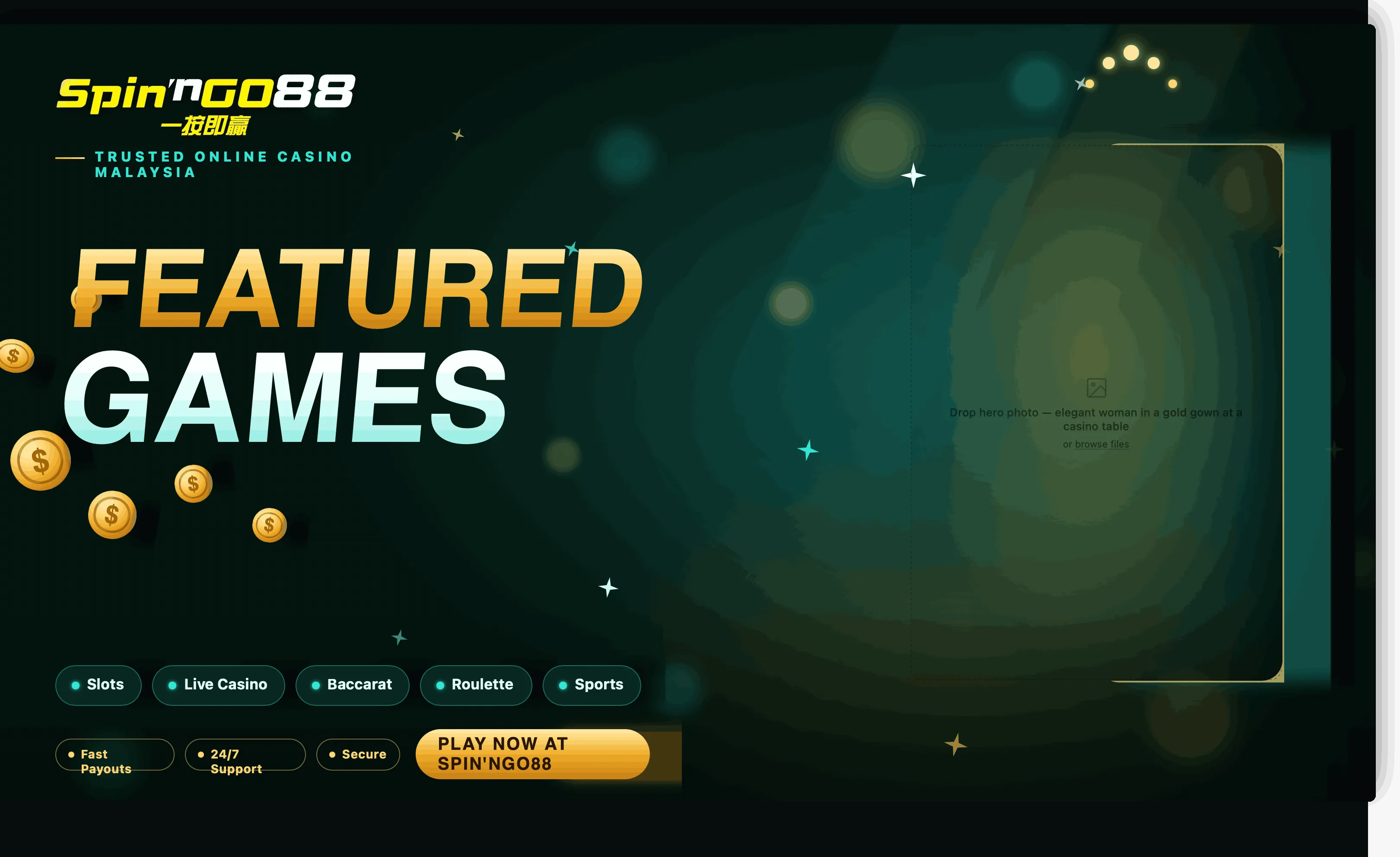 Panduan Featured Games SPIN'NGO88 untuk Pemain Malaysia