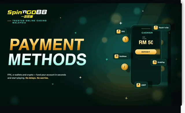 Payment Method Terbaik untuk SPIN'NGO88