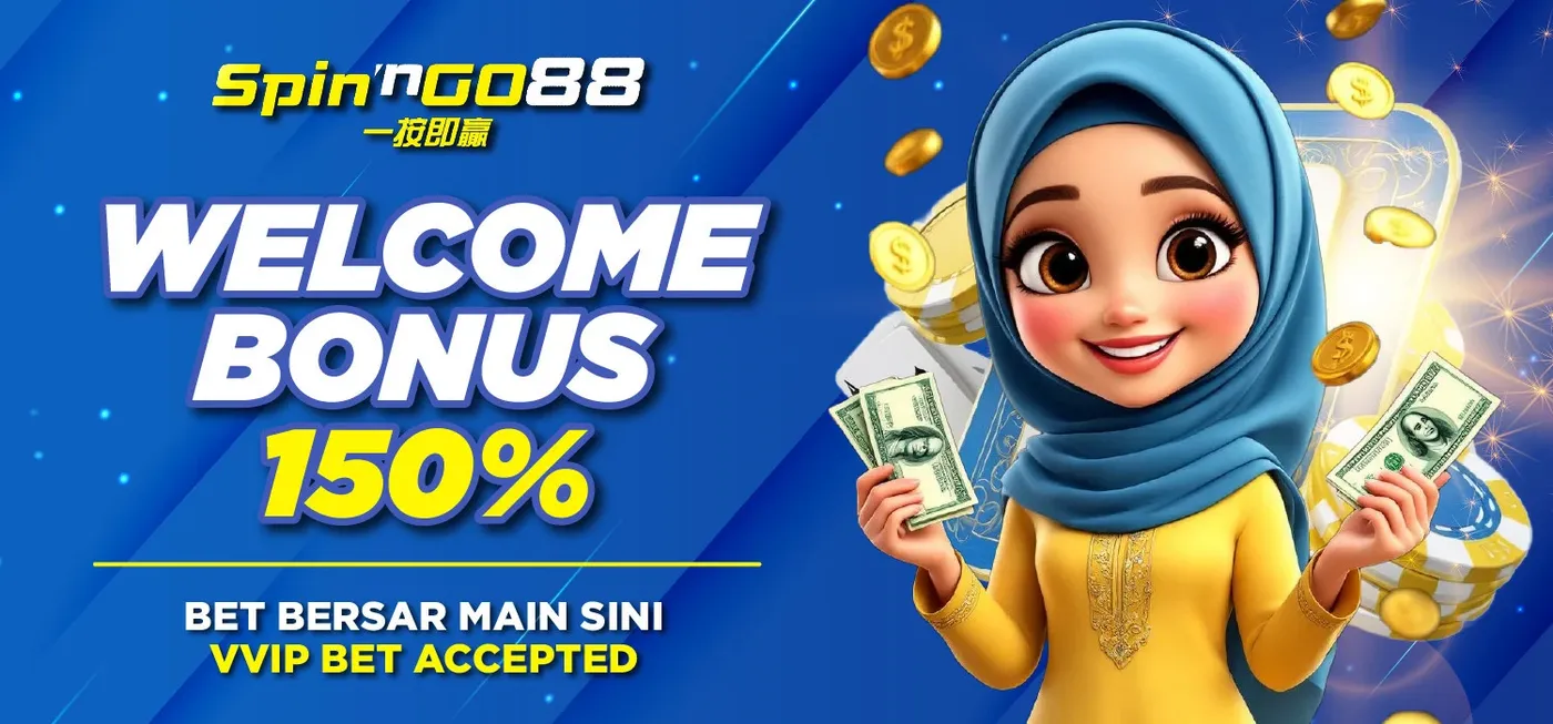 SPIN'NGO88 Welcome Bonus 150%